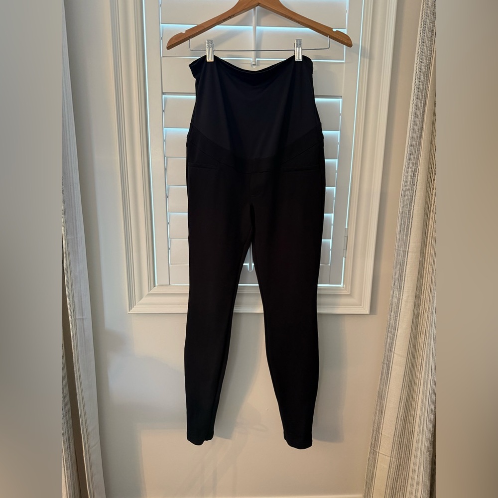 Stork & Babe Maternity Black Skinny Dress Pants